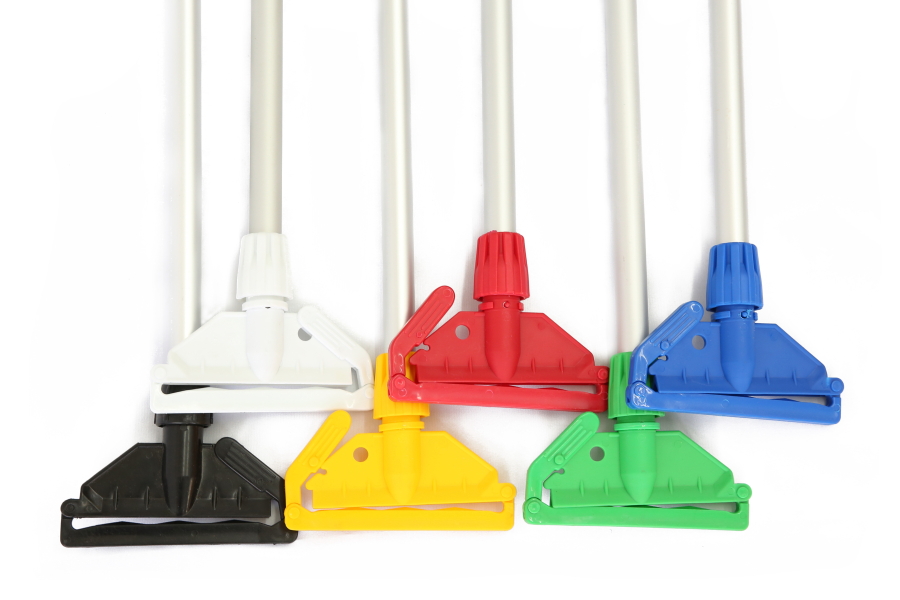 Complete Hygiene Mop Handle and Mop Clip